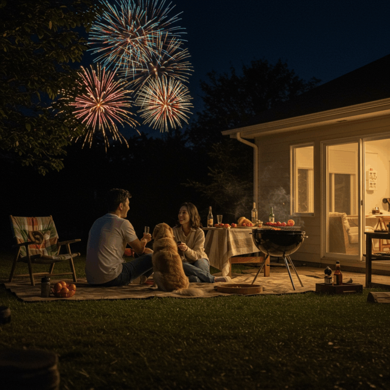 Fourth of July fireworks